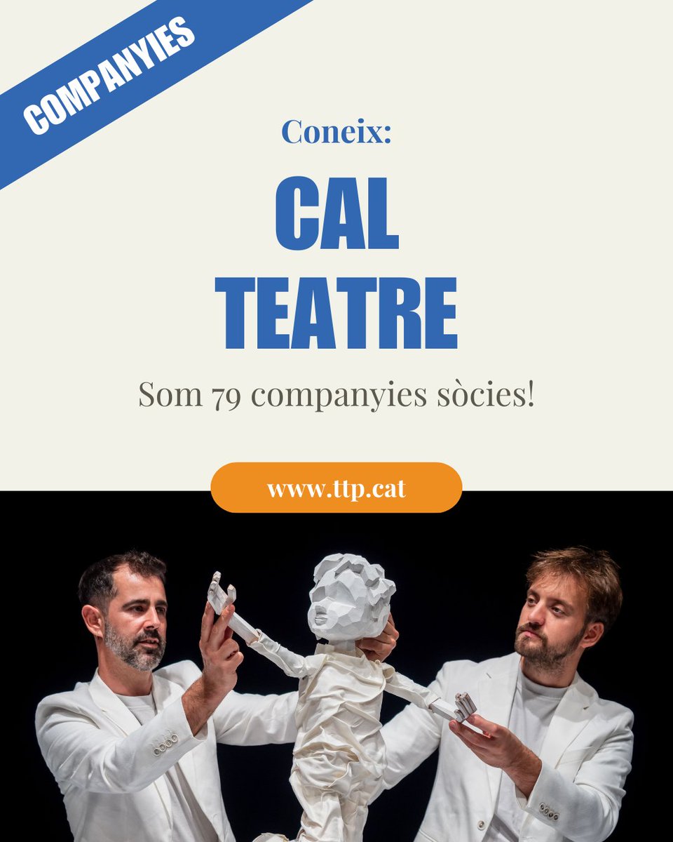 ttp_cat's tweet photo. Et presentem CAL Teatre: la companyia que, el 2014, neix per aportar una visió pròpia sobre el teatre infantil i familiar.
Ja has gaudit dels seus espectacles?
🔹 Mentida podrida
🔹 Joc de cadires
🔹 El bosc com balla
#espectaclesinfantils #teatrefamiliar #companyies https://t.co/vMBCAGcvaE
