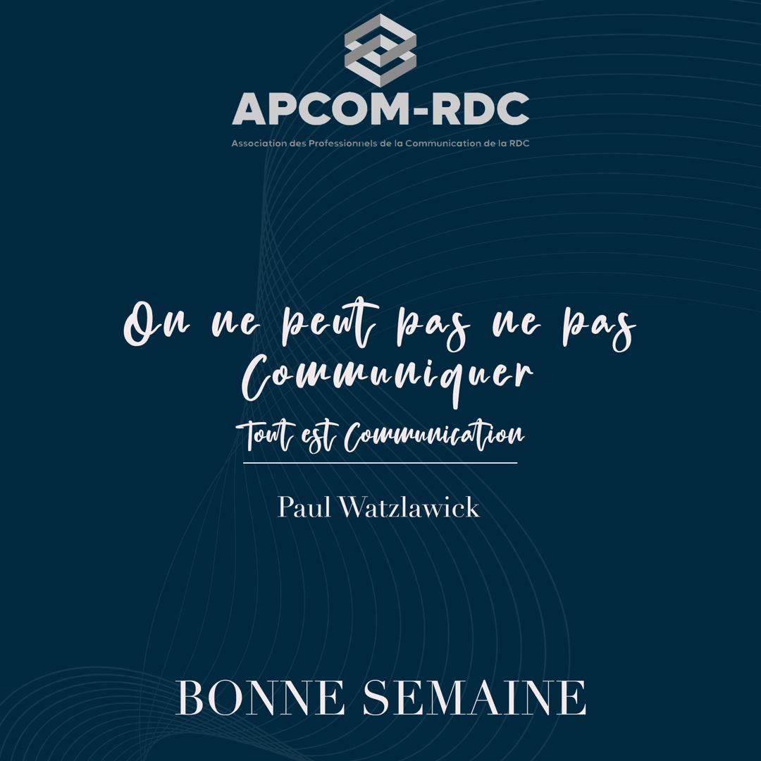 ApcomRdc's tweet photo. Excellente semaine ! https://t.co/0wb4JOzILh