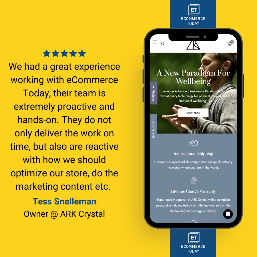 eComTodayAgency's tweet photo. ✨ Website Redesign &amp; Email Automation! We’ve just optimized Ark Crystals’ website and launched email automation to supercharge customer engagement! 🚀

👉 Check out the new site: https://t.co/oOAe2Xk1Ir

#WebsiteRedesign #EmailAutomation #ArkCrystals #eCommerceToday https://t.co/ZkgZ922ZyL