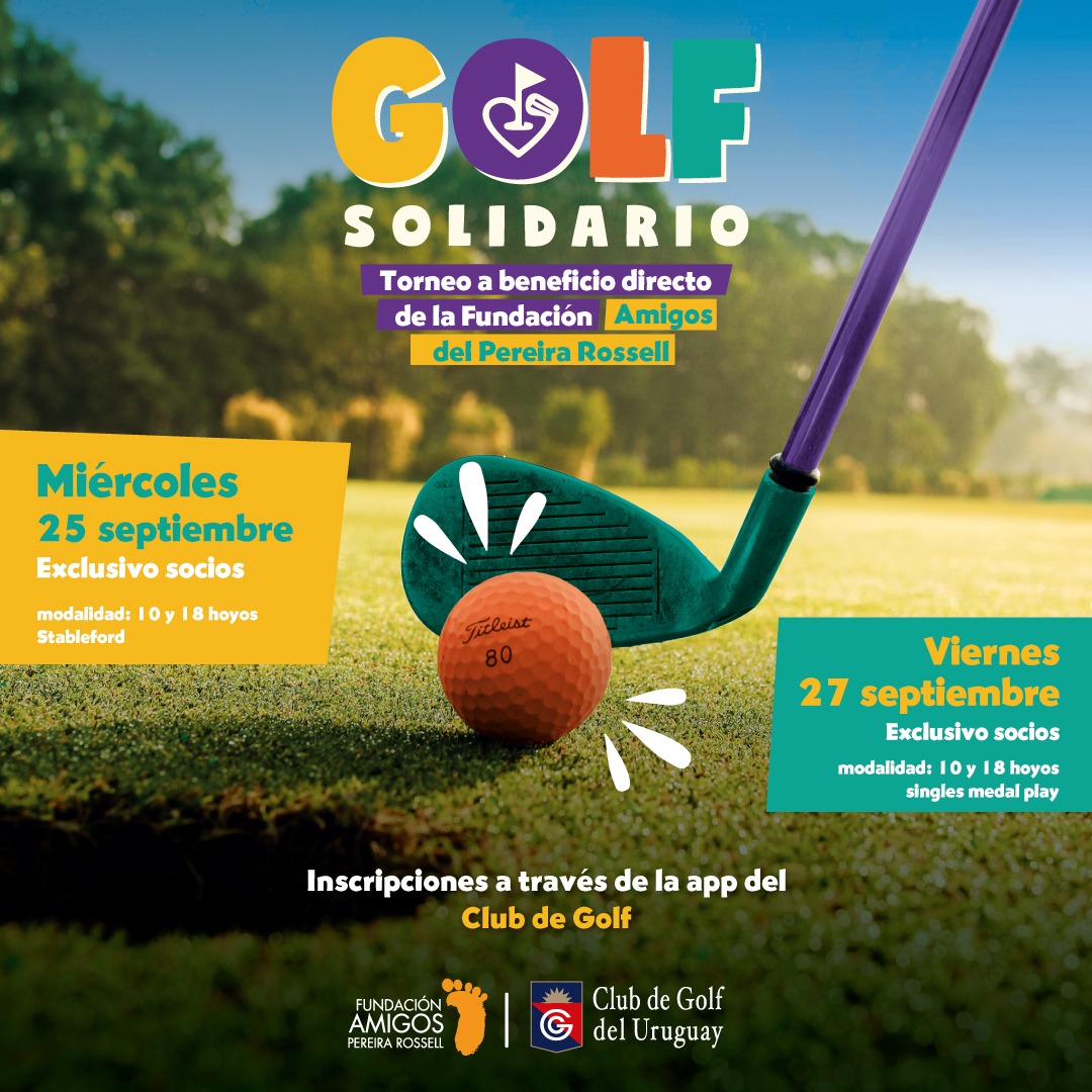RositaLeska's tweet photo. Comienza Nuestro Torneo de  ⛳️ , SOLIDARIO  en beneficio directo de @famigosuy , soy parte
Muchísimas gracias al @clubdegolfuy ,a su Presidente,  Ing. Santiago Fernandez y a Toda su Directiva. 
Muchísimas gracias a los Socios, que pueden inscribirse YA
Muchísimas gracias a la https://t.co/2TJF5ay39I
