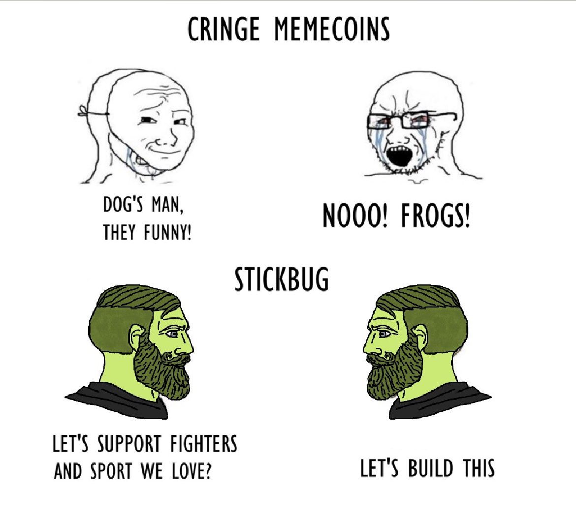 heinsburgen's tweet photo. @stickbug_hts + @KarateCombat
Real tokens for real people.
#stickwithbug https://t.co/xQx1OkA8y1