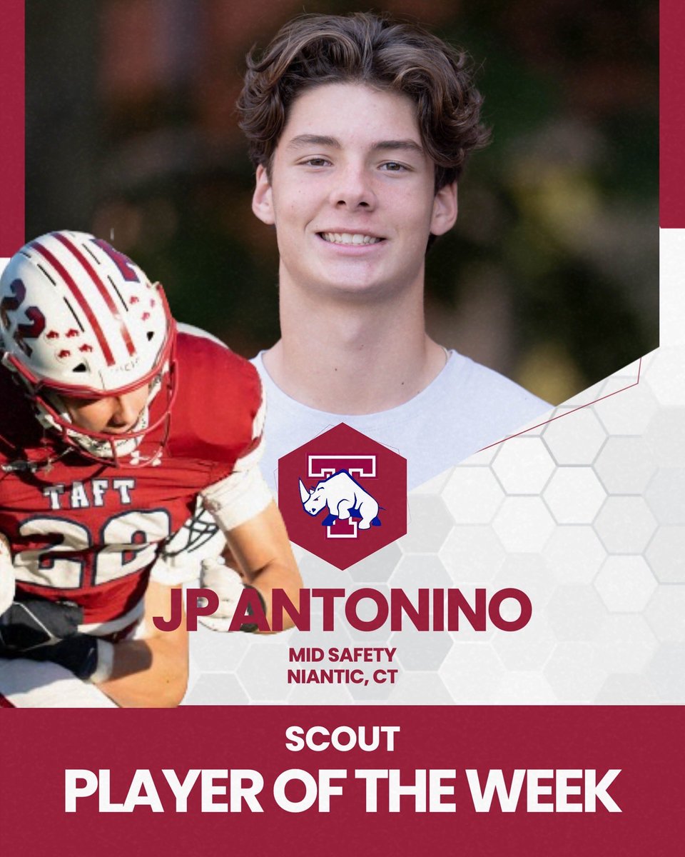 Taft Football (@taftfootballct) on Twitter photo Congratulations to our Players of the Week! 🦏🆙 <a href="/JAidoo24/">Josiah "JoJo" Aidoo</a> <a href="/Calvin_Kulik/">Calvin Kulik</a> <a href="/jp_antonino/">JP Antonino</a> Congratulations to our Players of the Week! 🦏🆙 <a href="/JAidoo24/">Josiah "JoJo" Aidoo</a> <a href="/Calvin_Kulik/">Calvin Kulik</a> <a href="/jp_antonino/">JP Antonino</a>