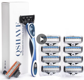 usahbtips's tweet photo. #Razor
https://t.co/y49r3anaxM

QShave Blue Men Shaving Razor, 1 Handle &amp; 10 Cartridges(1pc X3 Blade, 9pcs X5 Blade)

Specifications:
Model Number - RQ119
Use - Face
Gender - Male
Brand Name - QSHAVE
Origin - Mainland China
Number of Pieces - One Unit
Item Type - Razor https://t.co/WJnojfZTjt