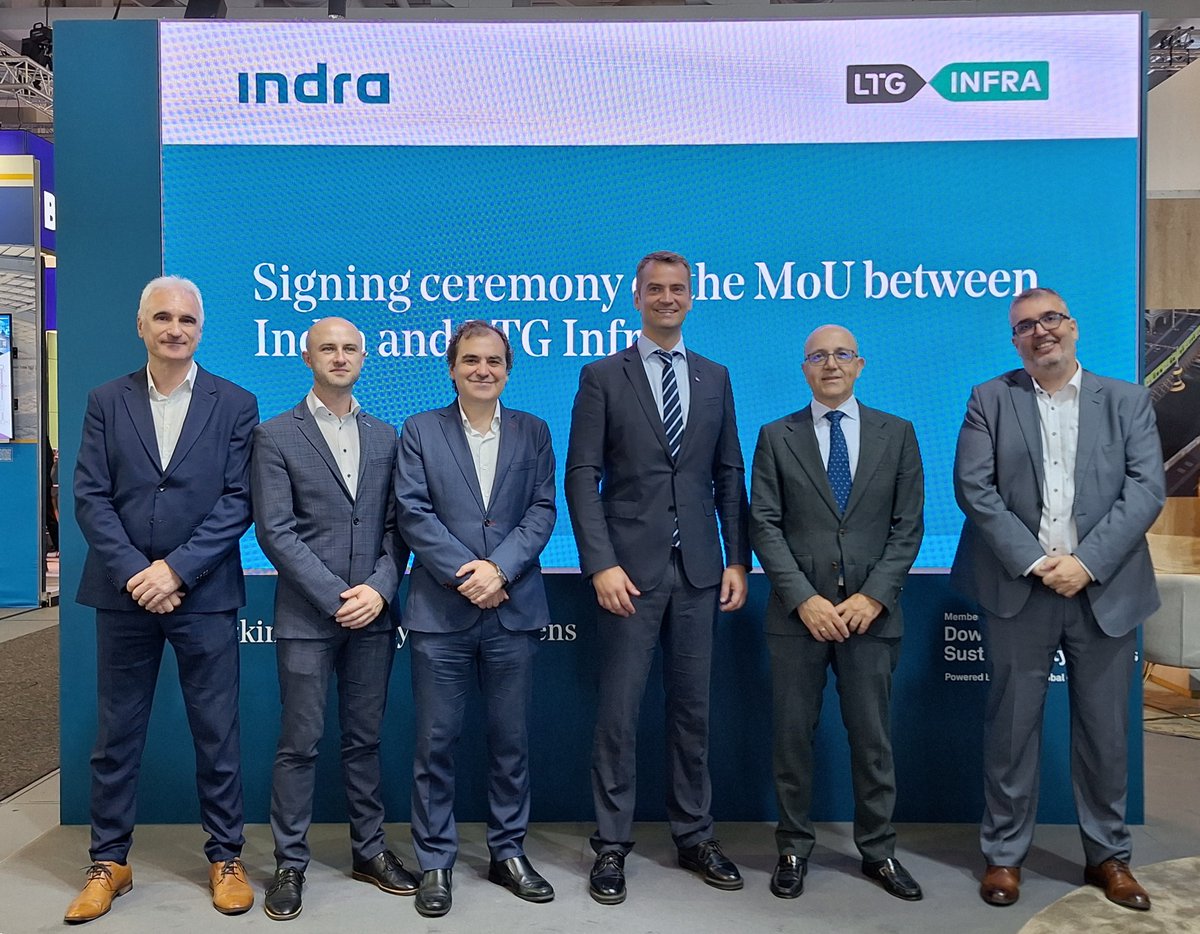 IndraCompany's tweet image. 🤝We will work together with Lithuanian railways on the development of a pioneering digital signalling interlocking system to guarantee safer and better connected trains.
#Innotrans2024 #Innotrans #Rail #FutureofMobility
🔗bit.ly/3TF0ihu