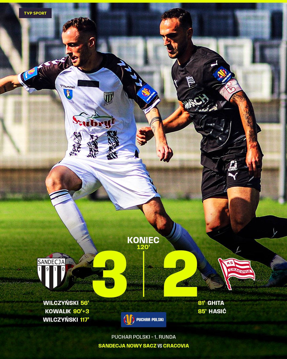 sport_tvppl's tweet photo. 𝐖𝐢𝐜𝐞𝐥𝐢𝐝𝐞𝐫 𝐄𝐤𝐬𝐭𝐫𝐚𝐤𝐥𝐚𝐬𝐲 𝐰𝐲𝐞𝐥𝐢𝐦𝐢𝐧𝐨𝐰𝐚𝐧𝐲 𝐩𝐫𝐳𝐞𝐳 𝟑-𝐥𝐢𝐠𝐨𝐰𝐜𝐚❗No to się nam rozpoczął Puchar Polski 🔥 https://t.co/UVDzDZiZO4