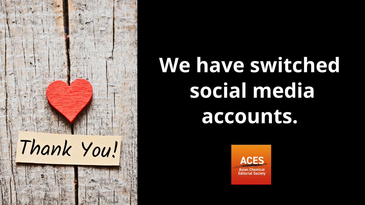 ChemNanoMat's tweet image. We have changed our X account and will not post further from here. Thank you for your support!
Find our latest updates on @ACES_journals.