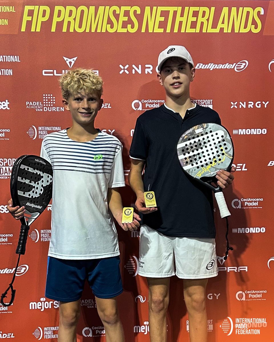 New generations of champions 🔥🏅

Congratulations to the winners of #FIP🧡Dronten 👏🏼
__

#PadelFIP🌍