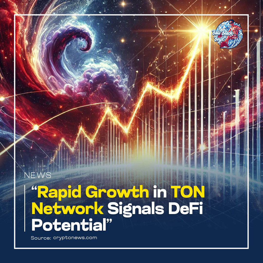 $TON Network is on fire! 🚀 Recent reports show an incredible 27x increase in active addresses on its decentralized exchanges (DEXs), and transaction volumes are soaring. The growing interest suggests TON's strong potential in the DeFi world. 🌐
#Crypto #DeFi #TONNetwork #altcoin