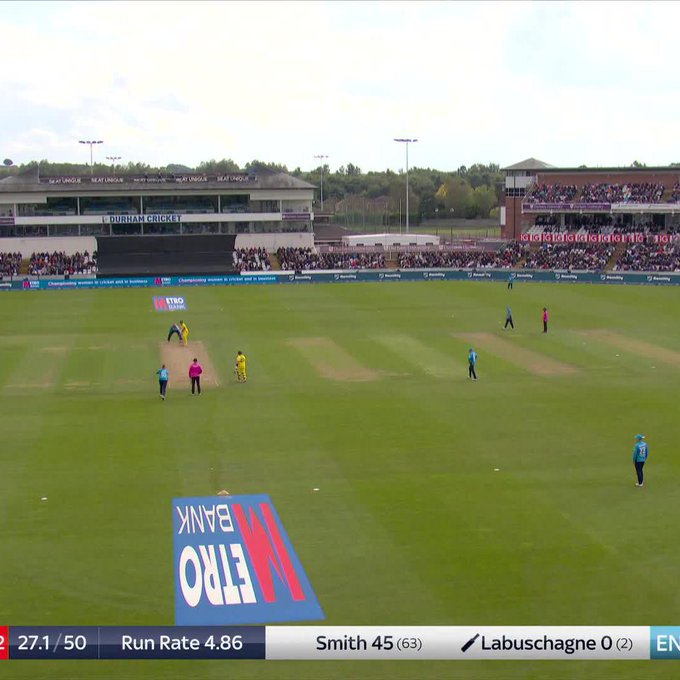 Caught off his head! 😅 📹 Credits: Twitter/englandcricket
