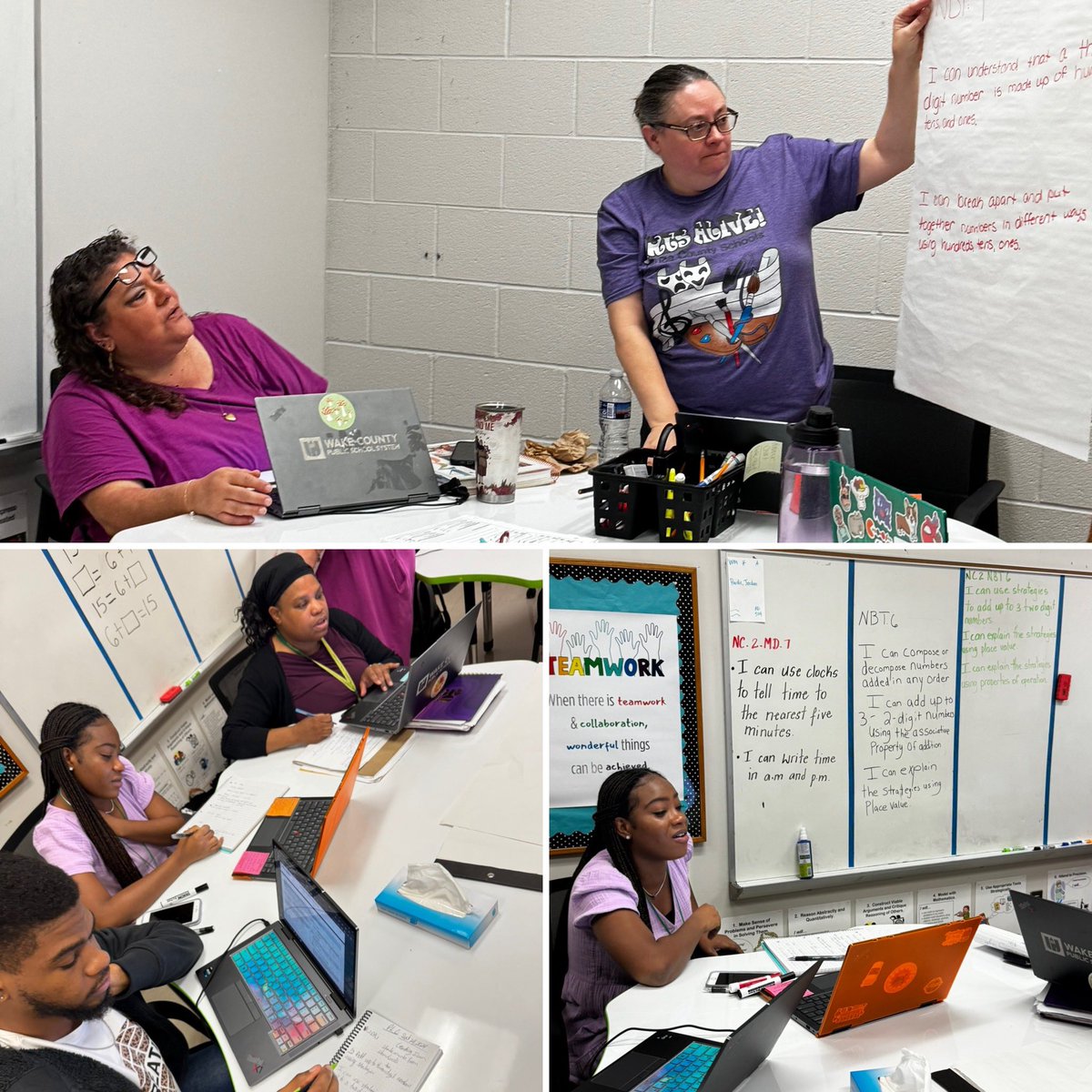 More Lever 1 practice in action! 2nd grade did an awesome job unpacking standards and aligning learning targets today! <a href="/Trinity_Kelly33/">Trinity Kelly</a>