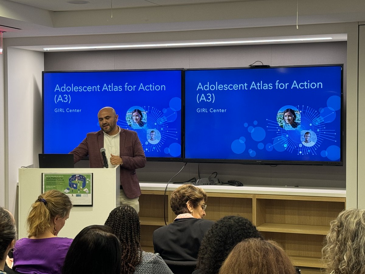 Rene Nevarez of Pop Council Mexico, <a href="/GIRLCenterPC/">GIRL Center</a> and lead of our Adolescent Atlas for Action (A3), shares the latest updates on A3, which is the largest repository of publicly available data on #adolescents. #UNGA79 

Learn more👉a3.popcouncil.org
