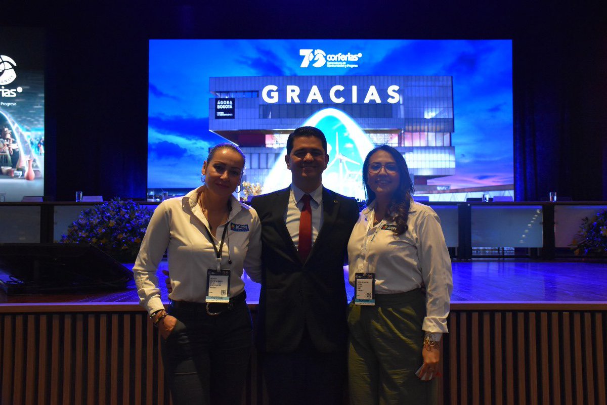 Desde ACOPI, felicitamos a #CORFERIAS <a href="/CorferiasBogota/">Corferias</a> por sus 70 años de trayectoria, siendo un pilar clave en el desarrollo empresarial del país. Nos honra haber sido socios fundadores y celebrar junto a ustedes este importante hito. ¡Que sigan los éxitos!