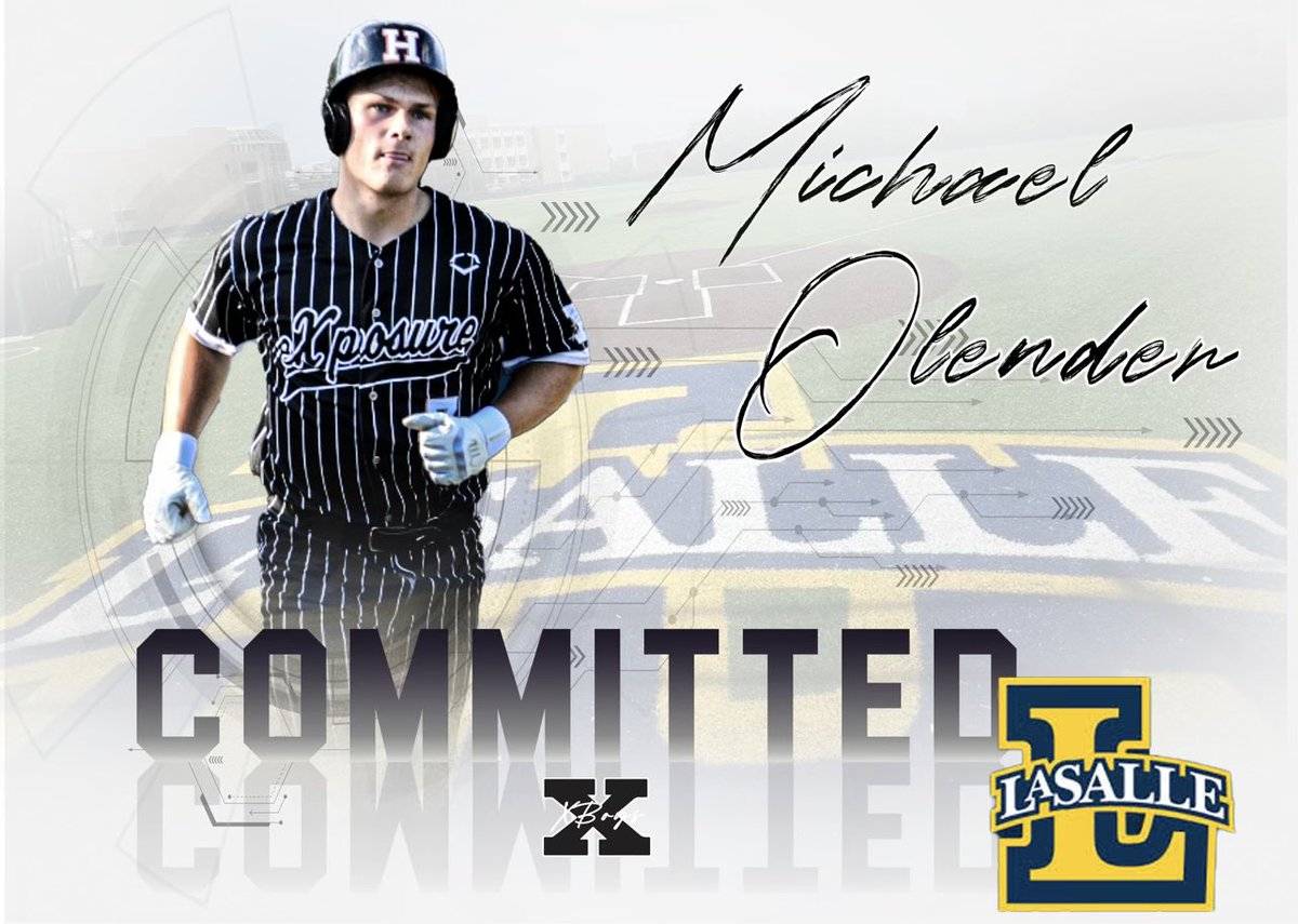 Congrats to another eXposure player off the board! 2025 Michael Olender has officially committed to La Salle University! Determined competitor who can swing it! Congrats to Michael and his family! #D1 #✖️boy