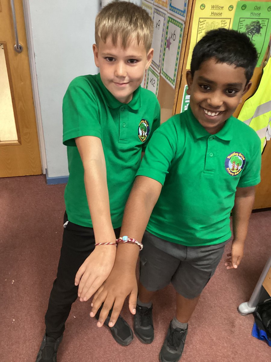 4Yearsley's tweet photo. Today we have started our next topic - Anglo-Saxons. 
We have made our own Anglo-Saxon style jewellery. We are very pleased with our creations. https://t.co/lZS2qqzWqp