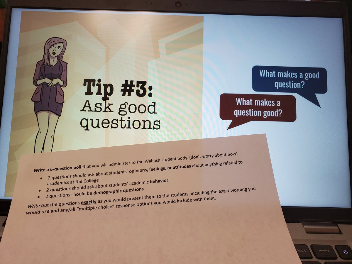 ShamiraGelbman's tweet photo. It's question wording week in #psc211! https://t.co/40FSm9dWG3
