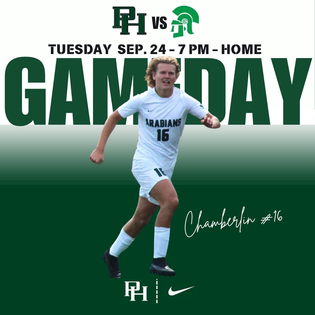 Game Day as the Arabians battle HHC opponent New Castle. This is a Varsity only match beginning at 7:00 PM