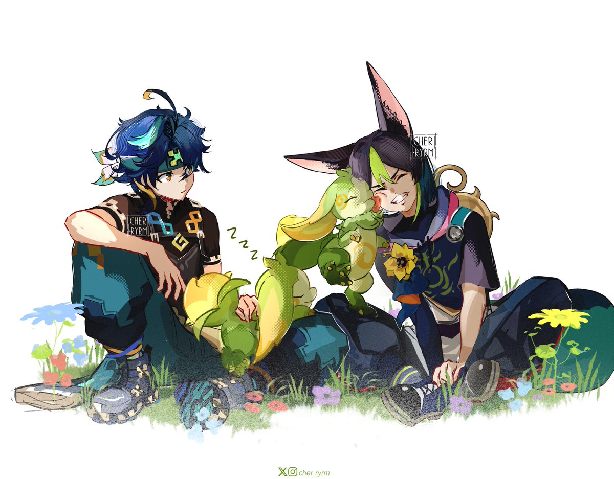 Favorite dendro boys🥹
#Kinich #Tighnari