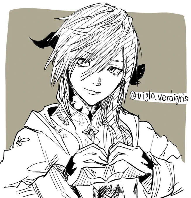 描きました!(@viglo_verdigris ) 