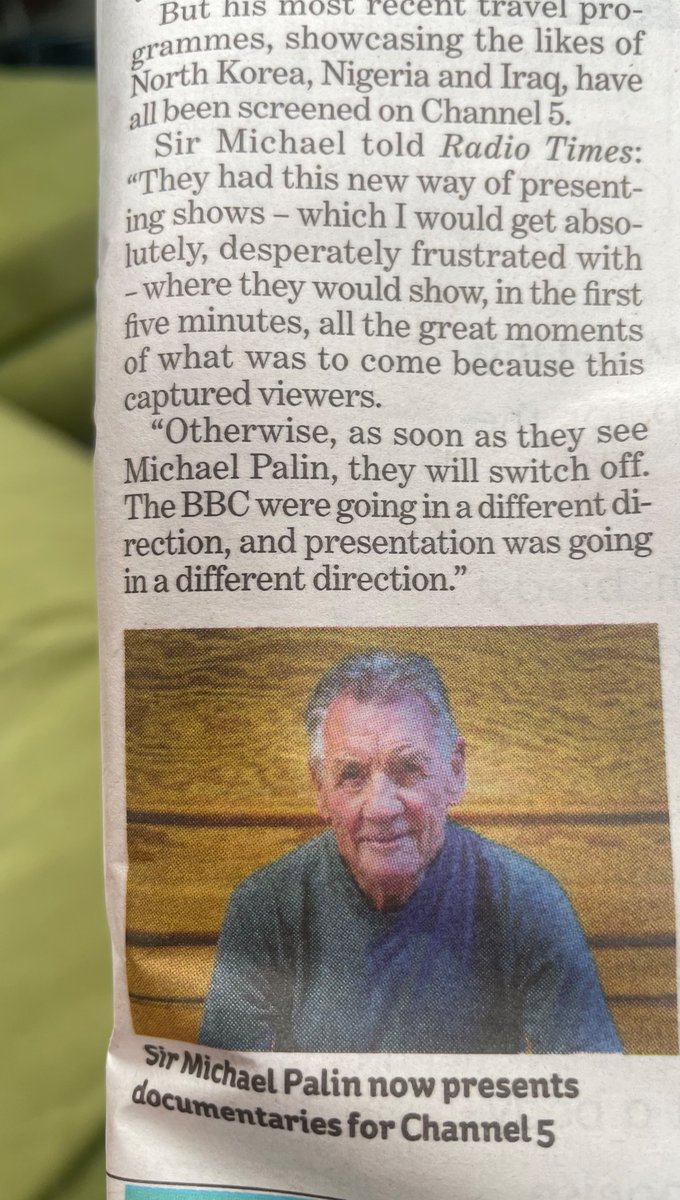That thing that you hate that every factual show started doing? It lost the BBC one of their best presenters. Did that force a rethink? That maybe not *every* show had to start in the same annoying predictable way? Of course it didn't.