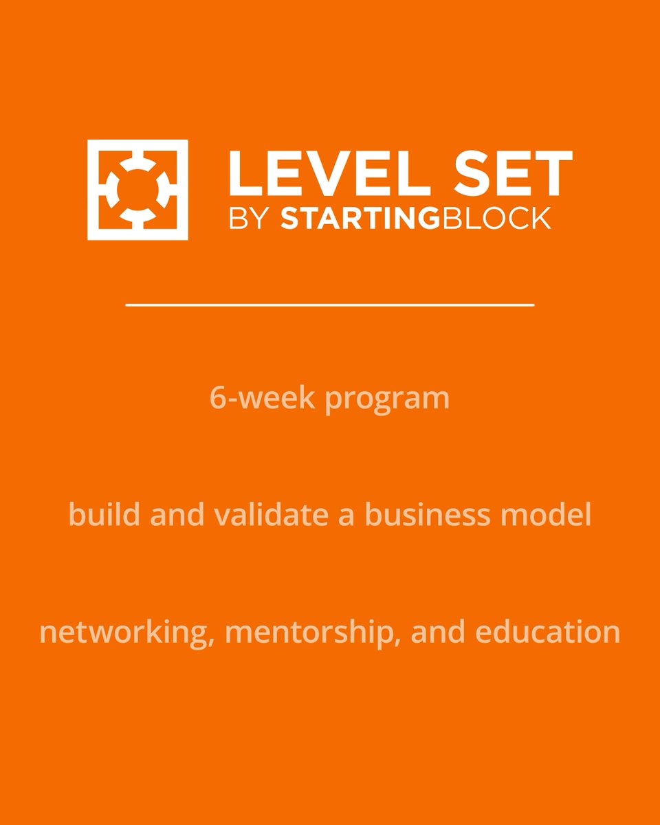 StartingBlockM's tweet photo. LAST PROGRAM OF 2024! Get your applications in for the last Level Set program. This one is extra special because it will be completely virtual!

Build and validate your business this year:
https://t.co/BYRTZws9u0

#StartingBlockMadison #LevelSet #BusinessCoach  #WisconsinStartups https://t.co/RVUvmTyCGF