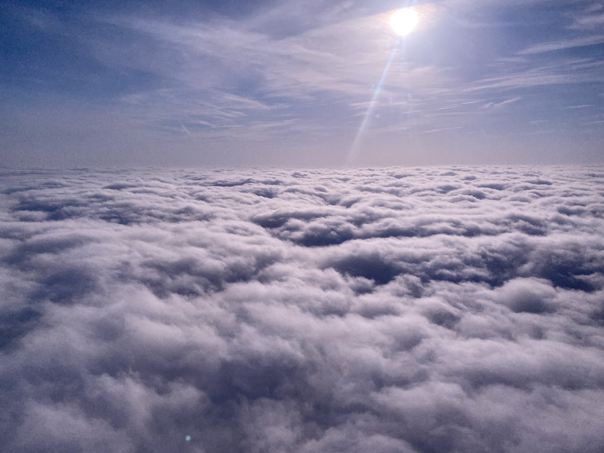 dauphinsky's tweet image. Above Clouds, Below Clouds and some Airport parallel parking.. #H145 #Pilot #PilotView #aviationphotography #aviationdaily