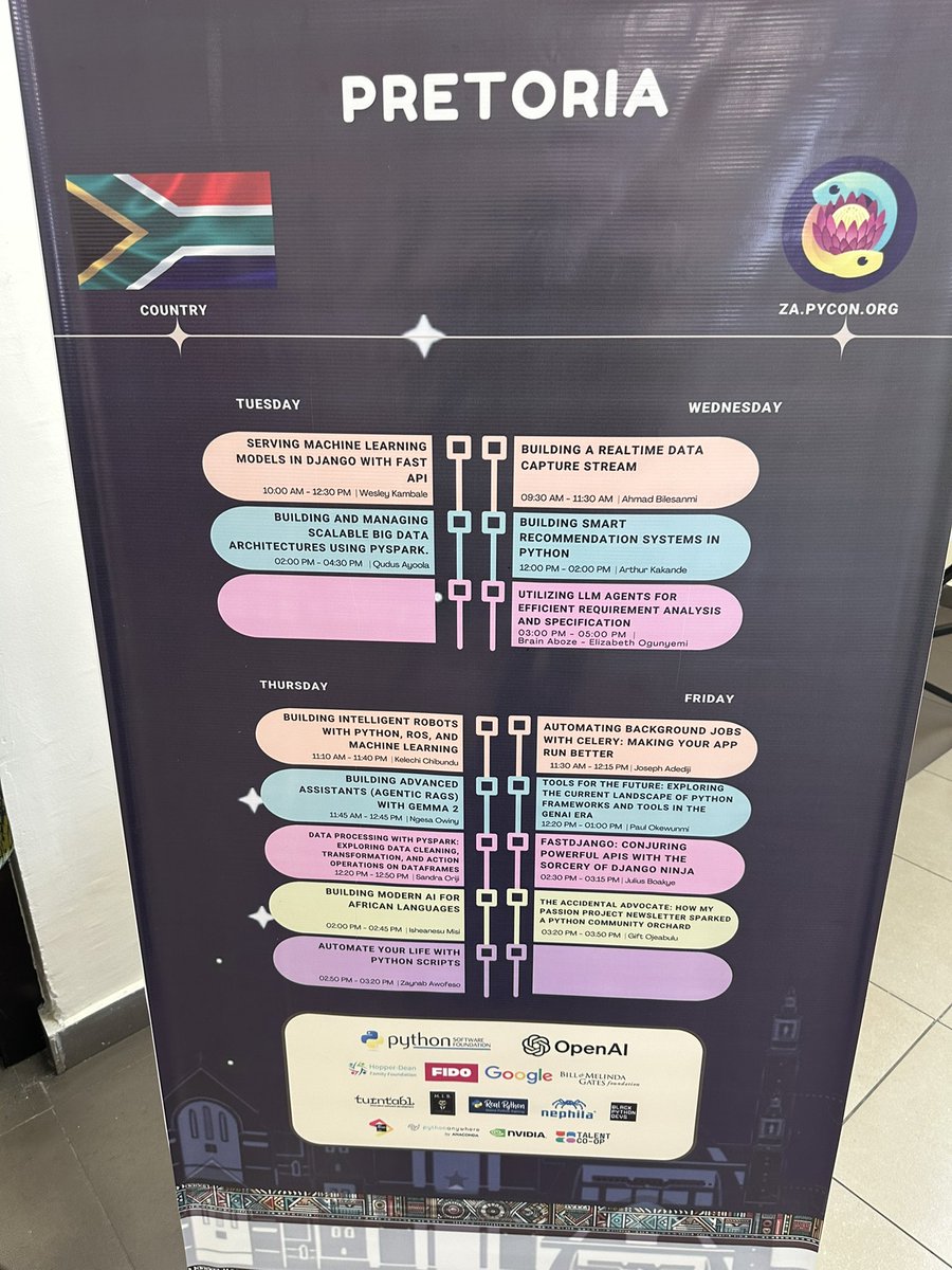 EwonyeK's tweet photo. #PyconAfrica24 https://t.co/Gogkucv32t