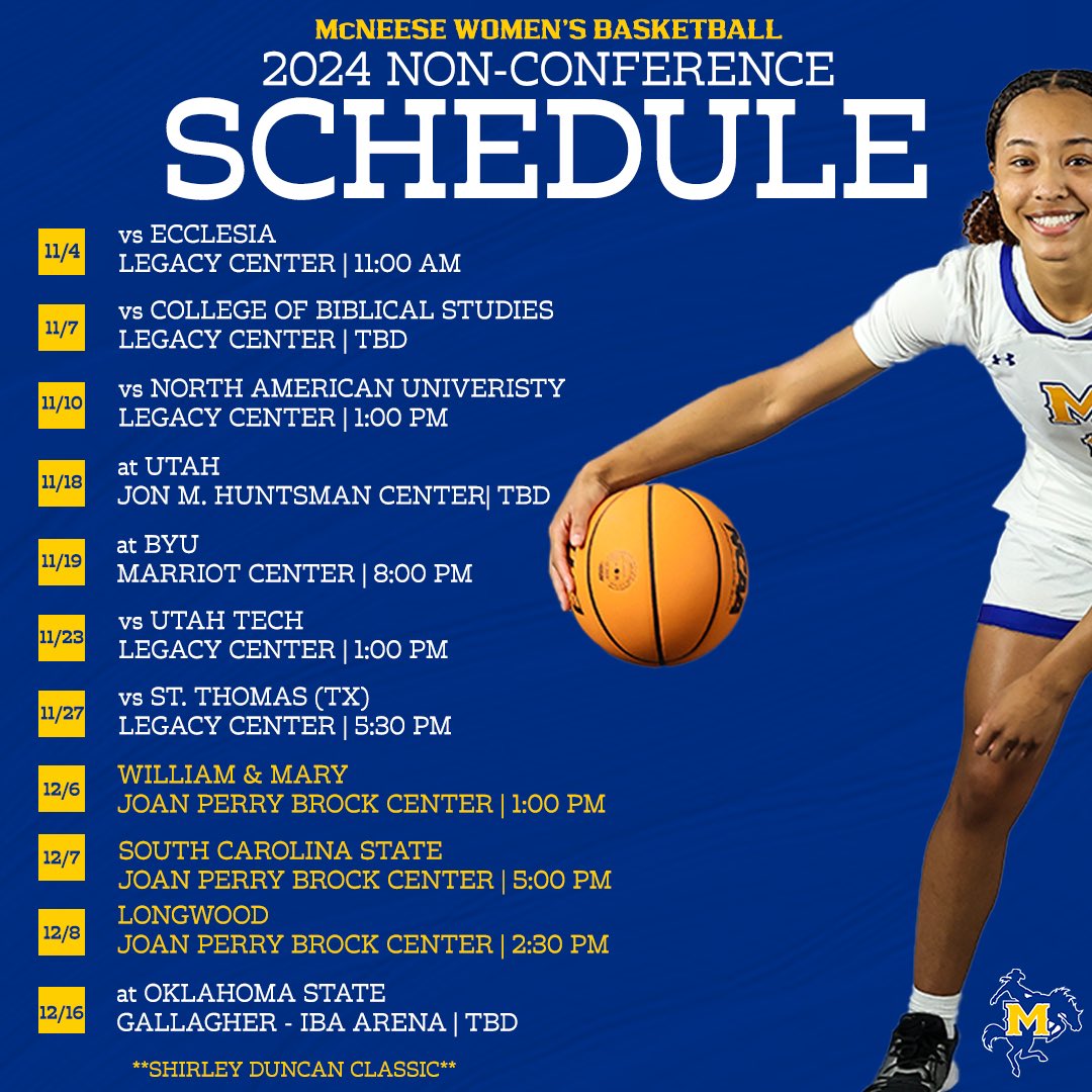 2024 Non-conference schedule is set 🤠

#GeauxPokes