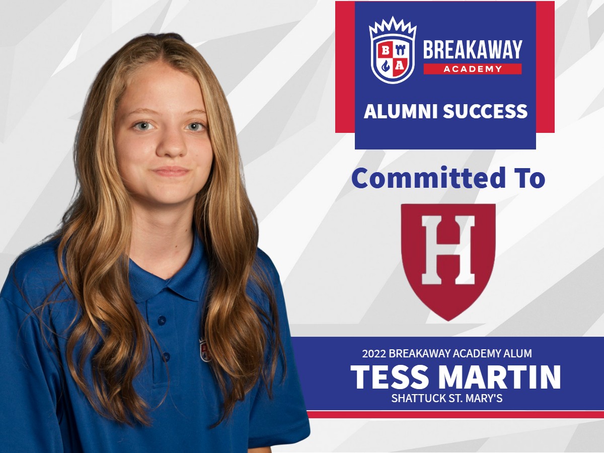 BrkwyAcademy's tweet photo. Congrats to Tess Martin, Breakaway Academy '22 alum, who committed to furthering her education & playing Division I hockey for Harvard University!
@HarvardWHockey
#GoCrimson #BreakawayAcademyAlumni #SuperiorAcademics #EliteAthletics #ExceptionalCharacter https://t.co/c6F6ypcxNN