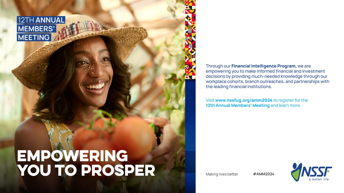 Through Financial Literacy, the Fund is enabling you to budget, save, invest and plan better for a future of financial freedom. Join us virtually for the 12th Annual Members' Meeting on the 26th of September at 9:00 AM as we unravel the steps we are taking to guarantee prosperity