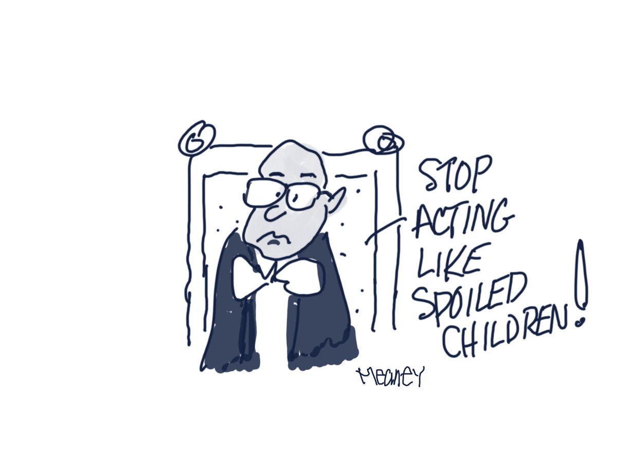 Meantoons's tweet image. The speaker scolds!…#Ottawa #Poilievre #politicalcartoon #cdnpoli #nlpoli