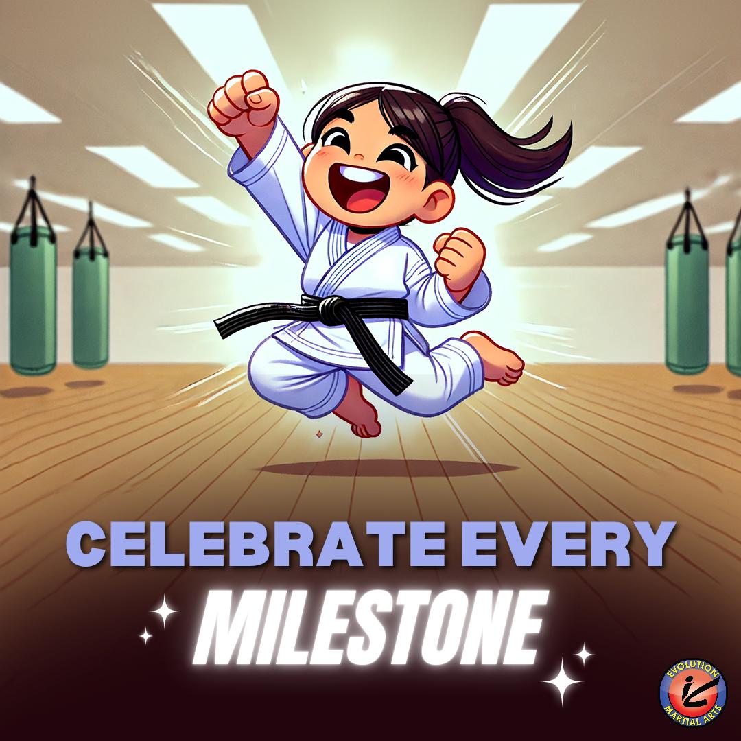 JaimesMasf's tweet photo. Progress In Martial Arts Is A Journey, Not A Race! Every milestone, from mastering a new technique to achieving a personal goal, deserves to be celebrated. 🥳

We love to recognize and celebrate each step of your child's progress. Whether it’s a new belt, improved skills, or p... https://t.co/475EYjliIE