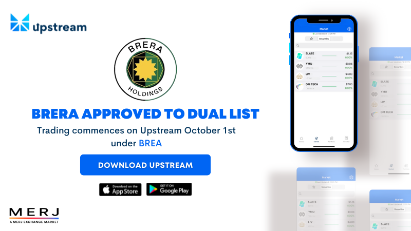 We’re excited to announce Brera Holdings PLC (NasdaqGS: $BREA) is approved to dual list its shares on Upstream! Trading becomes available on Upstream October 1st at 10:00 am ET under the ticker symbol ‘BREA’. 

globenewswire.com/en/news-releas…

Disclaimer: upstream.exchange/#footerDisclai…