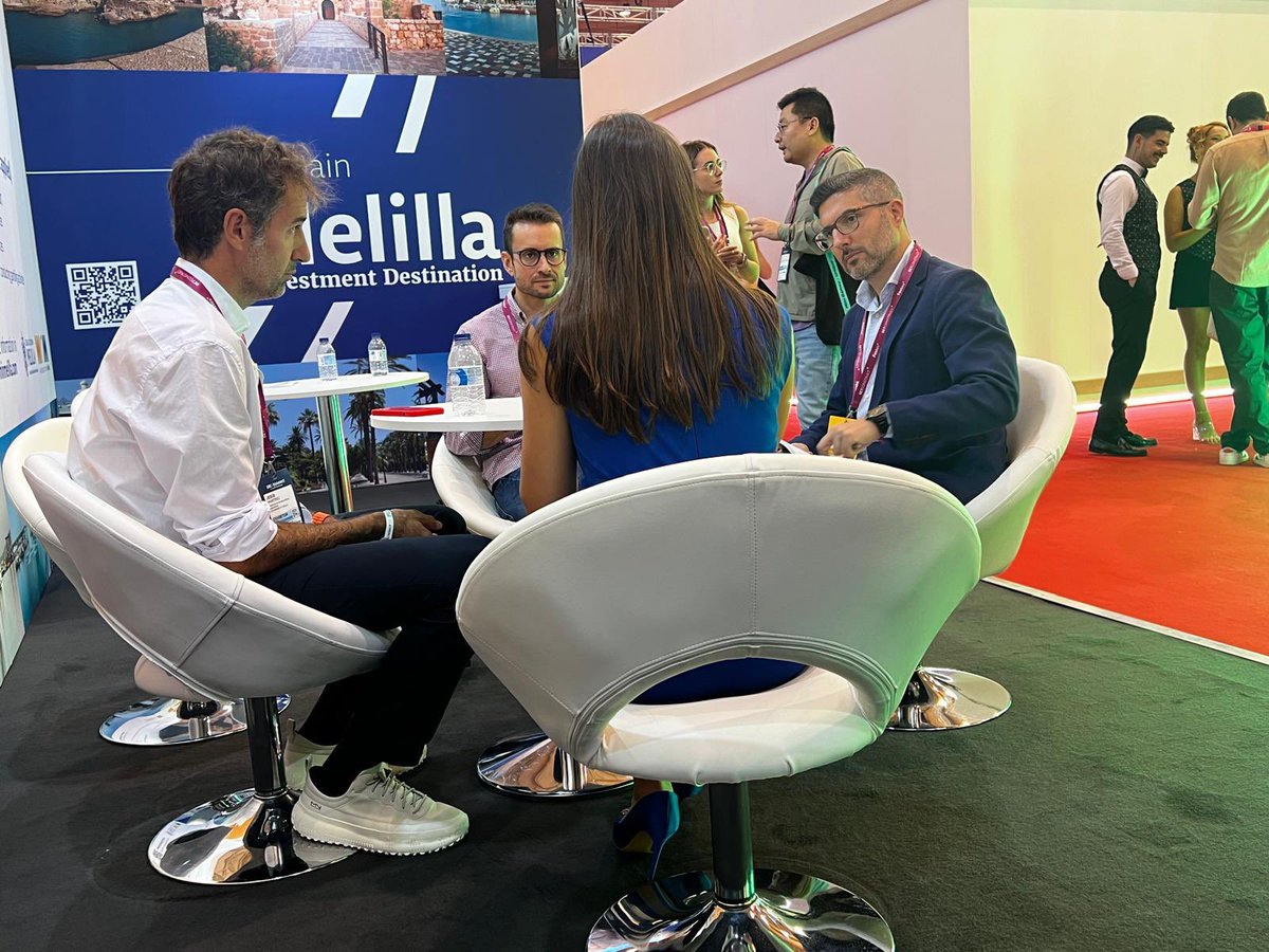 GobiernoMelilla's tweet photo. La fiscalidad de Melilla ha despertado el interés de los visitantes del congreso de juego ‘on line’que se celebra estos días en Lisboa y en el que participa la Consejería de Innovación Tecnológica con un estand propio. https://t.co/tknPDlYSgf