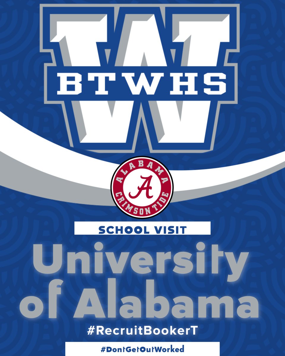 BTW_LadyCats's tweet photo. A big thank you to the University of Alabama for stopping by to watch us work out this morning. #RecruitBookerT #DontGetOutWorked #Domiate https://t.co/MRzhtSHV9Q