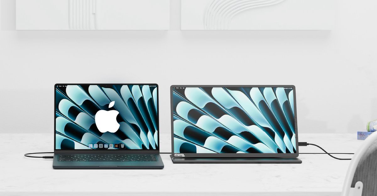 "I used this portable monitor with my MacBook Air for the first time — and now my setup feels complete.” – Mashable
Queue Dr. Evil voice: “You complete me.”
Plugable’s USB-C Portable Monitor is the perfect sidekick, like Mini Me to your MacBook’s Dr. Evil.