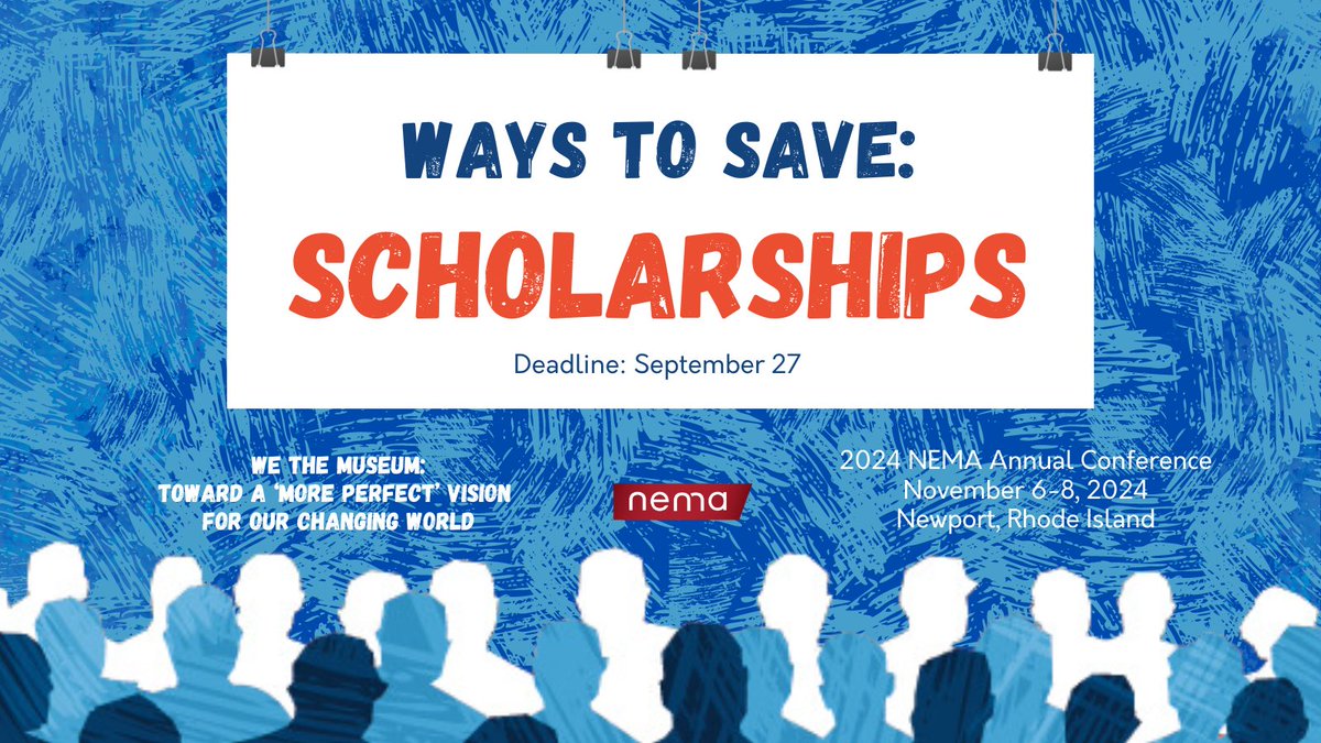 Are you excited about the idea of coming to  #NEMA2024 but not sure how to fit it into your budget?  For information about scholarships. visit nemanet.org/scholarships 

Deadline: This Friday, 9/27/24