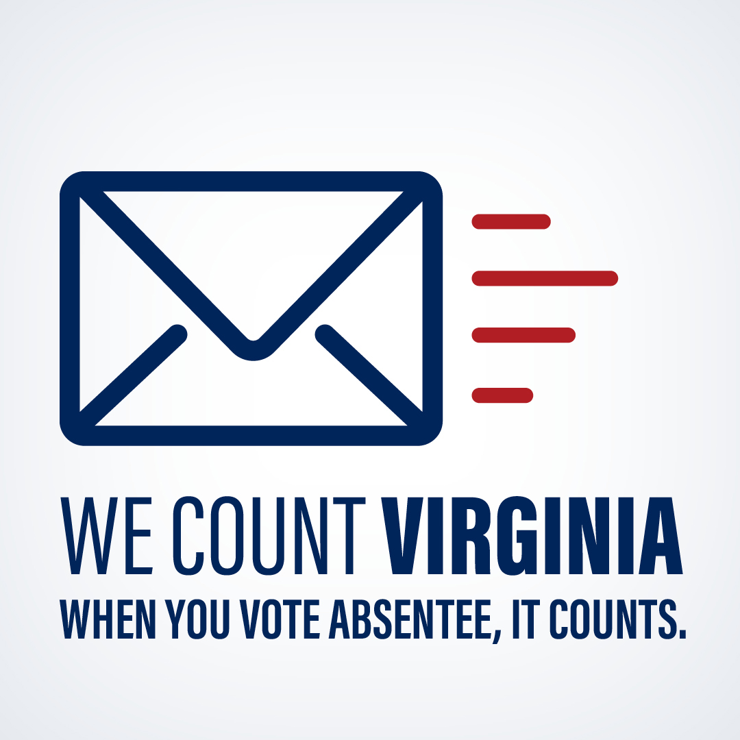 vaELECT's tweet photo. Want to vote by mail? Request an absentee ballot by Oct. 25th and return it as soon as you can. Want to always vote by mail? Apply to join the permanent absentee list. Learn more and make your voting plan at https://t.co/ChkBeJD1mt. #VaElections2024 #VAisForVoters https://t.co/r1pVCD6Trb