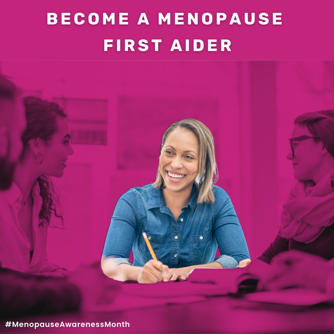 MenoHealthUK's tweet photo. π Become a #MenopauseFirstAider π
Learn how to support colleagues through this significant life stage. With the right knowledge, you can provide comfort & confidence when it matters
https://t.co/39WpaJcg86
#MenoHealth #MenopauseAtWork #WMD2024 #MenopauseInTheWorkplace https://t.co/DnoqTpJd0S
