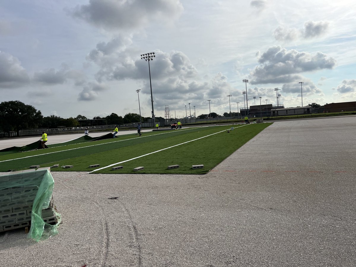 Alief field is progressing nicely ⁦<a href="/AliefISD/">Alief ISD</a>⁩ ⁦