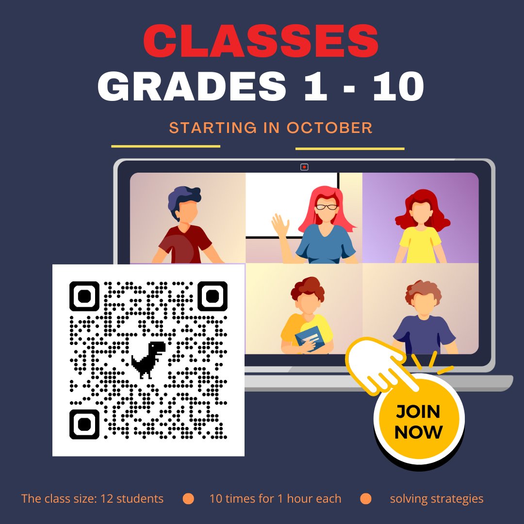 UsaKangaroo's tweet image. Math Kangaroo Prep Classes are Starting 🔜! 
📅 Classes start in October
🎯 Reserve your spot today!
Let’s make math fun and engaging together! mathkangaroo.org/mks/practice/o…

#MathKangaroo #MathPrep #MathClasses #MathIsFun #LearningIsFun #STEMeducation #ProblemSolving #MathEnthusiasts