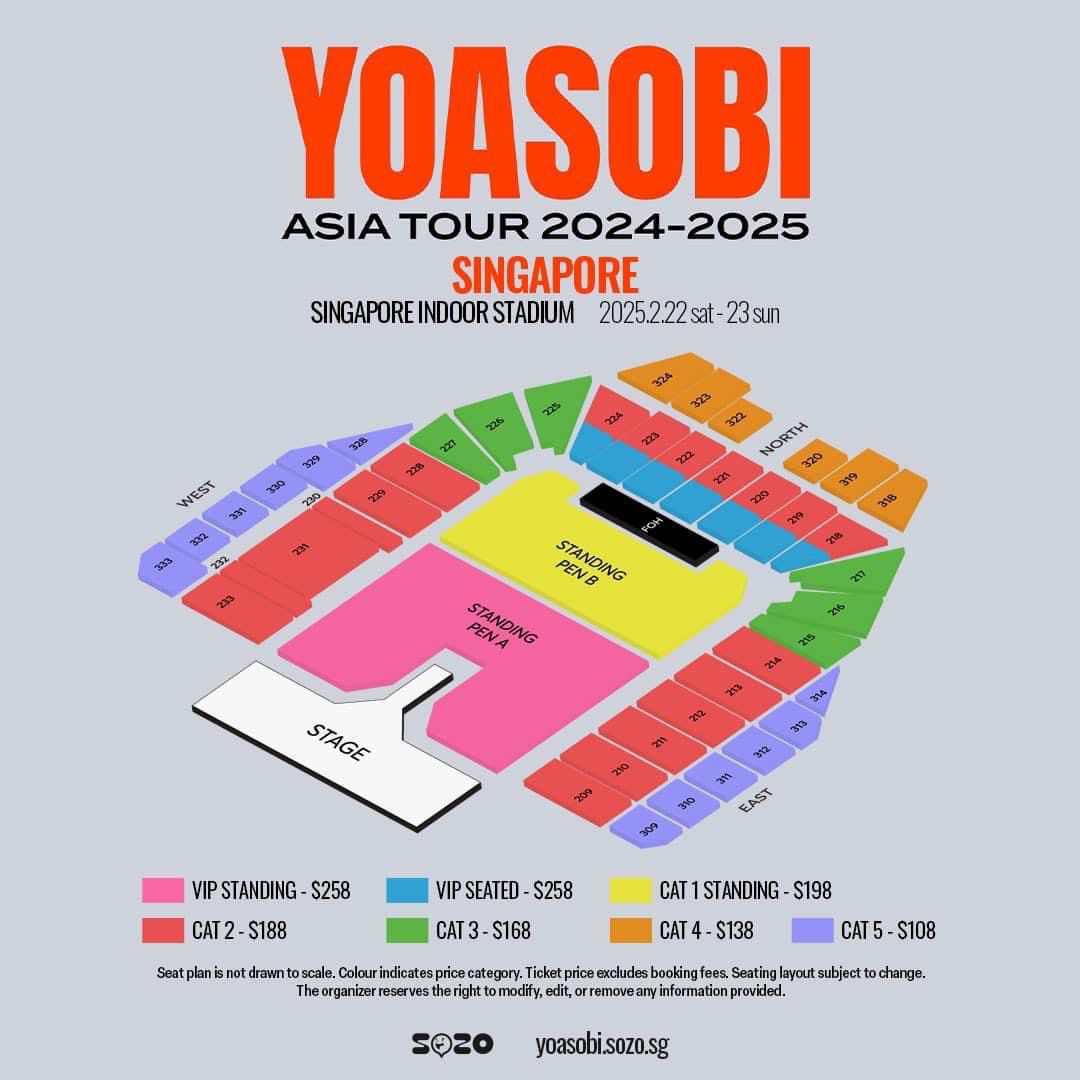 *WITH EARLY ACCESS CODE*

OPEN FOR TICKETING SERVICE!

💚 Trusted as always
💚 Fully refund if fail to secure
💚 Experienced (have past records of service)

Also, check out our FB page! 
facebook.com/bearbeartix

#YoasobiinSg #YOASOBISG #YousobiinSingapore #Yoasobi