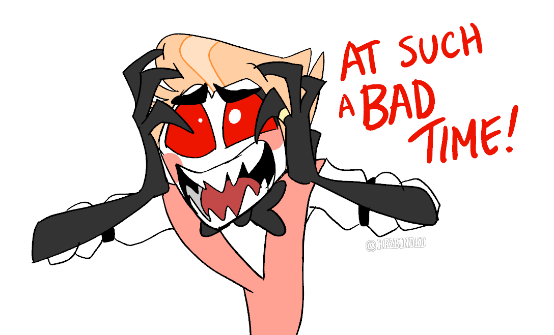 hazbindad's tweet photo. Made this right after I saw the finale. I love a lot of reasons for him being late, but I really wanted to draw the Coco reference

#HazbinHotel #LuciferMorningstar #CharlieMorningstar https://t.co/o2k6lIpP6b