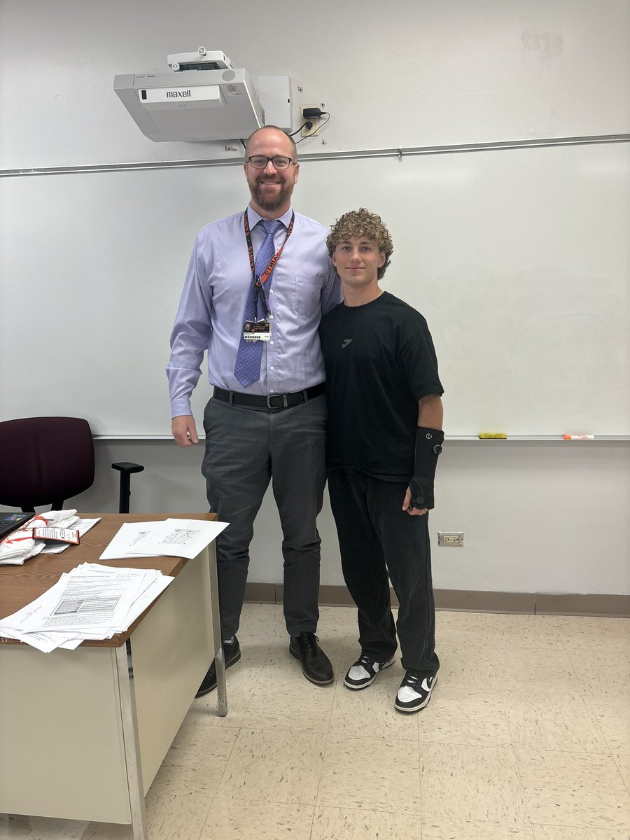 Thank you Mr. Klemm for being a good teacher. <a href="/CoachPossley/">Nolan Possley</a> <a href="/stcefbparents/">Saints</a> <a href="/STCEFootball/">St. Charles East Football</a>