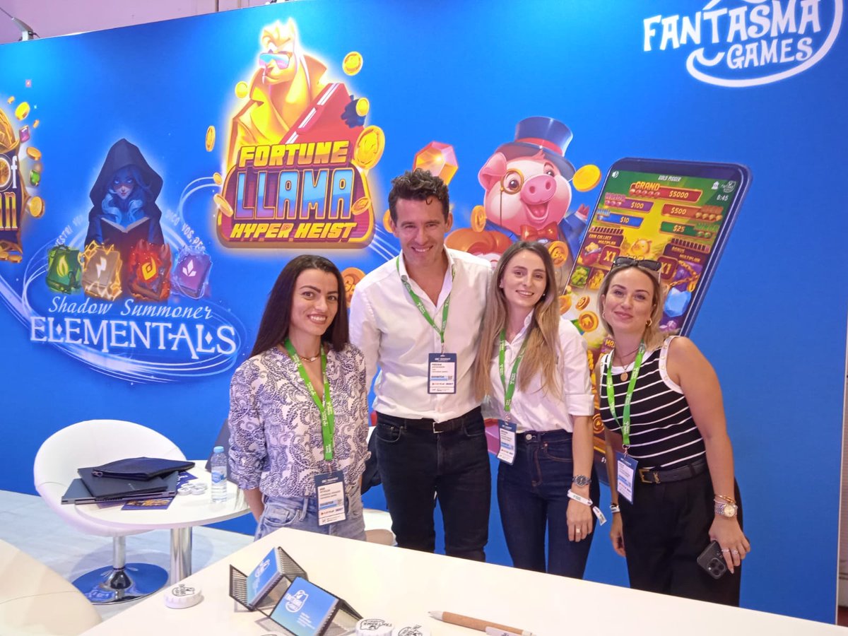 fantasma_faga's tweet photo. We have arrived at the #SBCSummitLisbon, and we're ready for action! 💪

We’re thrilled to be here at stand B450, showcasing our premium and innovative slot games! Plus we'll also be demonstrating the power of our Xpand platform! https://t.co/imOfa86p9d