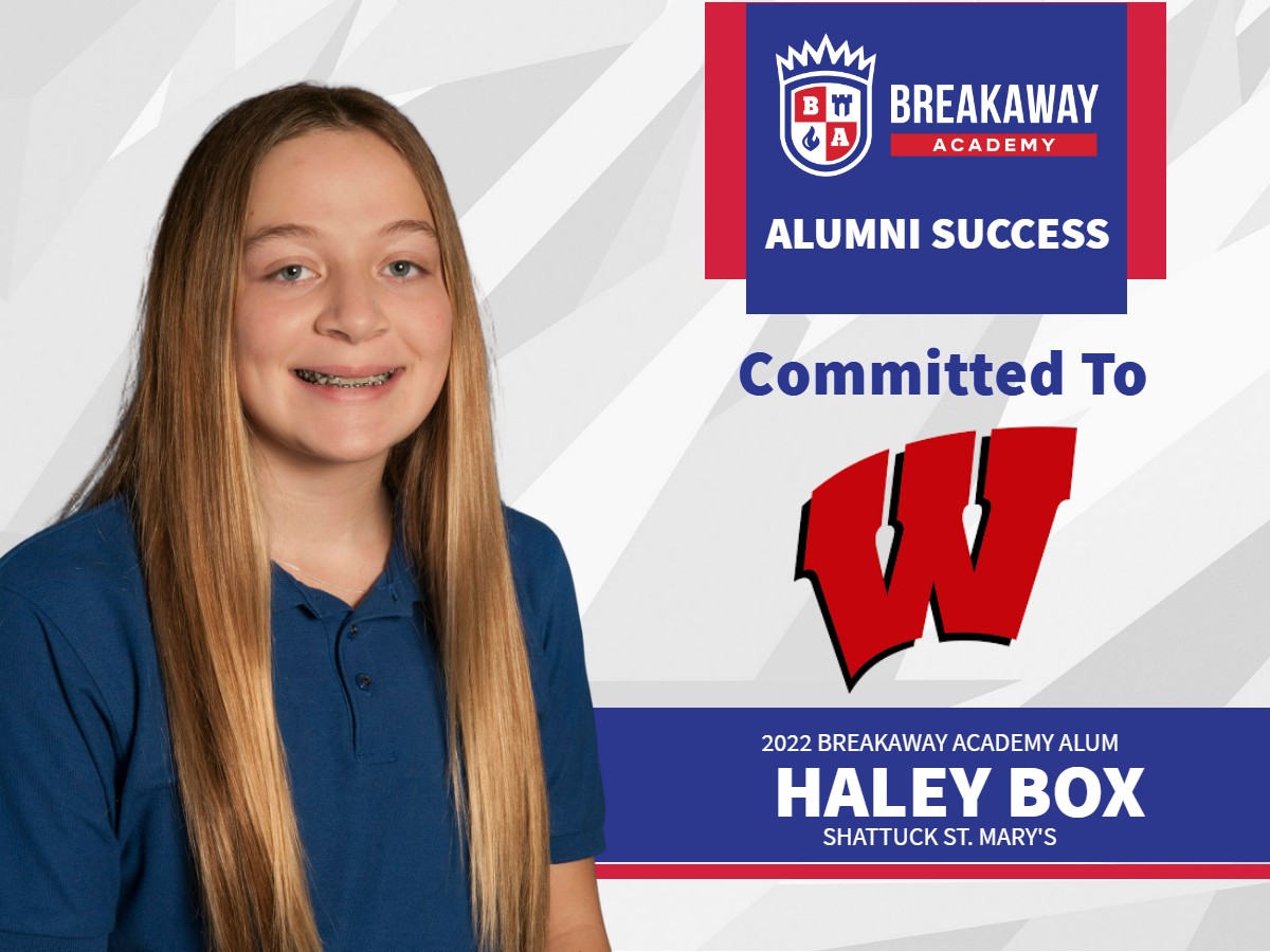 BrkwyAcademy's tweet photo. Congrats to Haley Box, Breakaway Academy '22 alum, who committed to furthering her education & playing Division I hockey for the University of Wisconsin-Madison!
@BadgerWHockey
#GoBadgers #BreakawayAcademyAlumni #SuperiorAcademics #EliteAthletics #ExceptionalCharacter https://t.co/aLE9KLvlk7