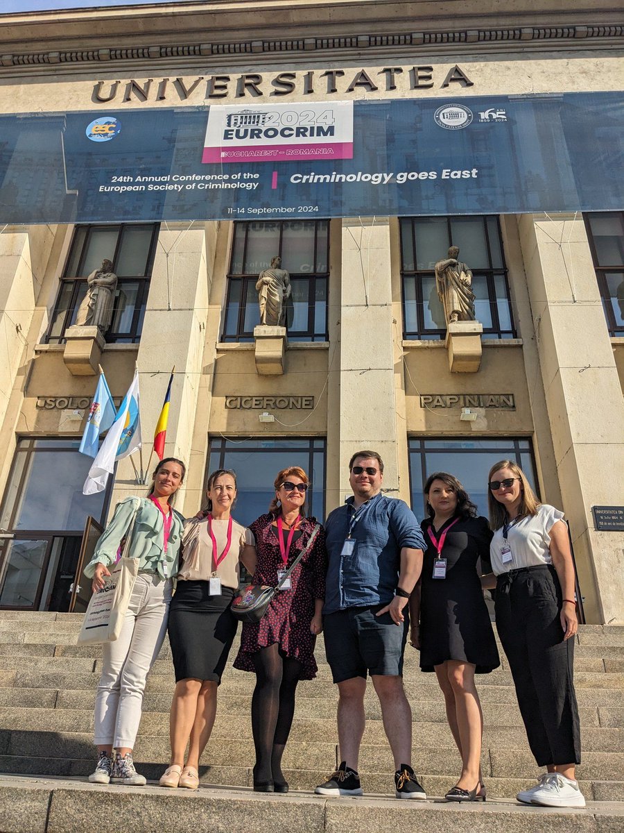 RiddleLab_UBB's tweet image. The Riddle Lab Team @ ESC #eurocrim2024 Bucharest participated with an interesting Symposium on individual differences in personality &amp;amp; deceptive conduct predisposing to criminal behavior &amp;amp; recidivism
Thanks to our colleagues @ Law Faculty, Bucharest University for organizing it