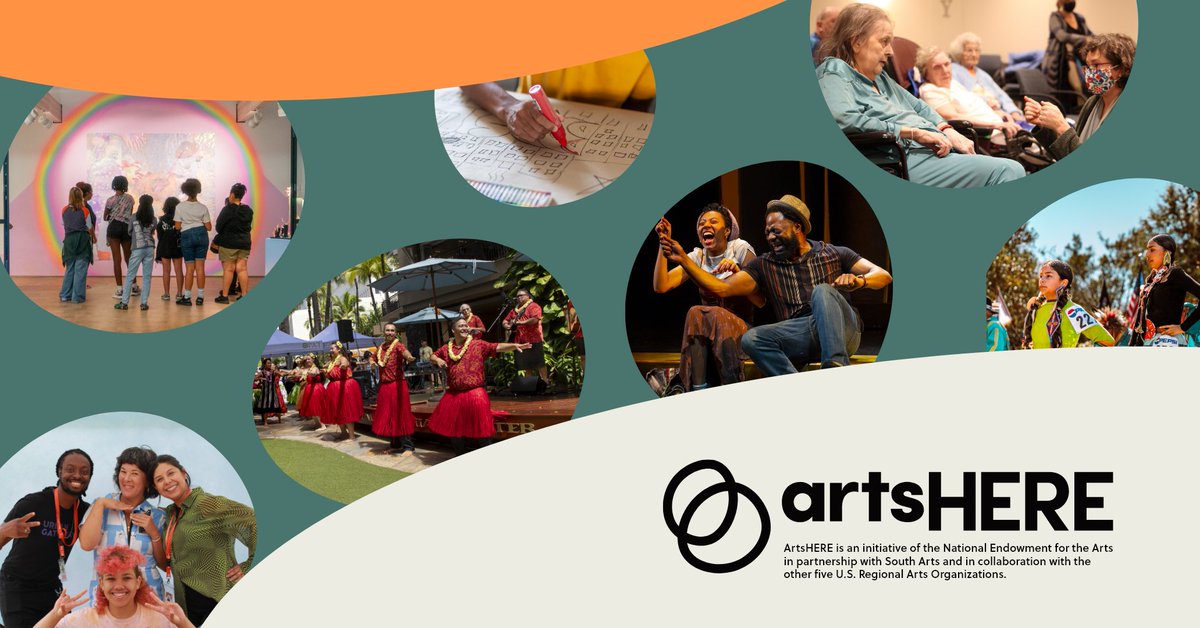 Maria Rosario Jackson, PhD (@neaartschairmrj) on Twitter photo Today, we are proud to announce over $12 million in ArtsHERE grants to help strengthen arts organizations, promote equity & make living an artful life possible every community. Thank you <a href="/southarts/">South Arts</a> & all the #USRegionalArts for your collaboration!
arts.gov/ArtsHereGrantA… Today, we are proud to announce over $12 million in ArtsHERE grants to help strengthen arts organizations, promote equity & make living an artful life possible every community. Thank you <a href="/southarts/">South Arts</a> & all the #USRegionalArts for your collaboration!
arts.gov/ArtsHereGrantA…