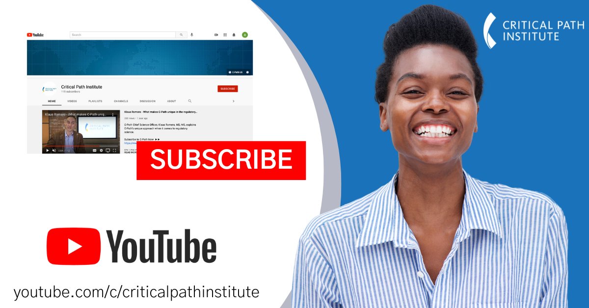 Dive into the world of #drugdevelopment w/ C-Path's #YouTube channel! Subscribe now for access to on-demand content including meetings, webinars, interviews, and more. Stay informed, stay inspired! Subscribe here: i.mtr.cool/wwvjnpysea