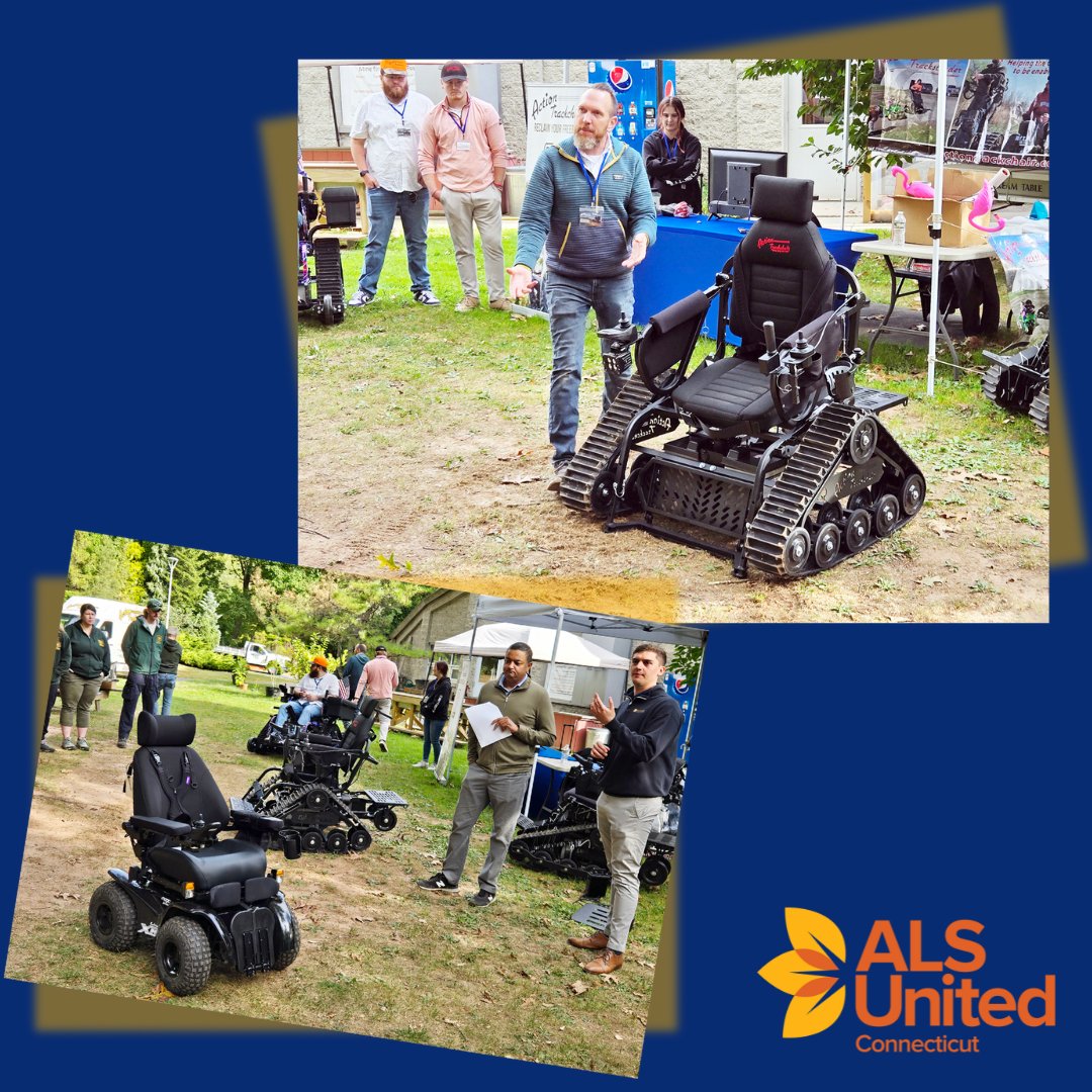 ALSUnitedCT's tweet photo. We were excited to attend yesterday's @CTDEEPnews demo for the recently purchased All-Terrain wheelchairs. Five state parks throughout #CT will receive these amazing wheelchairs! Plans are in place to have them available mid-Oct.!

#ALSUnited
#ALSUnitedCT
#CTParks
#CTStateParks https://t.co/Bm1h9n4j1E