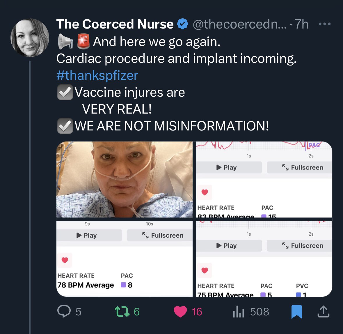 Michell87463246's tweet photo. It’s amazing we spent 3 1/2 years fighting to be acknowledged fighting to get help, fighting to be studied, and we’re continuously ignored. All because there’s no funding, nobody wants to fundraise, no one wants to contribute, or donate to make sure that there’s testing that are being done to help the Injured and future generations. Where is the humanity, love that our world once had
💥💥💥💥💥💥💥💥💥💥💥💥💥
If it doesn’t happen to you or one of your family members, it doesn’t matter does it? But what if it did and something could be done because somebody is studying it did you ever think about it that way.
💥💥💥💥💥💥💥💥💥💥💥💥💥
How many deaths in INJURIES is it gonna take to get everyone’s attention to get the help that we need? Just asking? It’s unbelievable. We speak out to help future generations at our own cost and we’re still ignored. We’re more than props. We had lives before we got sick . I hope everyone wakes up and sees something needs to be done now not later.
💥💥💥💥💥💥💥💥💥💥💥💥💥
Recently there is a fundraiser you see how fast and how quickly money can be donated to an organization or a GoFundMe? See how fast that money came in. Why can’t that be done for the rest of us? Why can’t we use money that is funded have a fundraiser once a year so the doctors could study us and help us? Why doesn’t anyone think about that or are you going to wait until you get sick or family member gets sick or die? Is that what it takes? If somebody can get a fundraiser and get the funding so quickly this should show you how quickly money can accumulate and help and we could’ve been doing this the whole time. But we’re sitting here getting sick getting worse. We deserve much more. Please pray about this, open your eyes and wake up on what’s being done and what’s not being done.  
💥💥💥💥💥💥💥💥💥💥💥💥💥
By turning your heads, it’s no  better what our government doing,  a form of crimes against humanity. This shouldn’t have waited this long and we shouldn’t have just now be  talking about it. It should’ve been done the whole time ago.  Truth !!!!! 
💥💥💥💥💥💥💥💥💥💥💥💥💥
There are many of us suffering just like the course nurse. Please don’t turn your back on us and help us. There’s more to do than just talking in Twitter spaces. We need help now we’ve needed it long time ago. Please help us.  

@stkirsch @NickCaturano @Hennac03 @Amothersanthem @HighWireTalk @ICANdecide @khuwig1 @MendenhallFirm @RaRodEsq